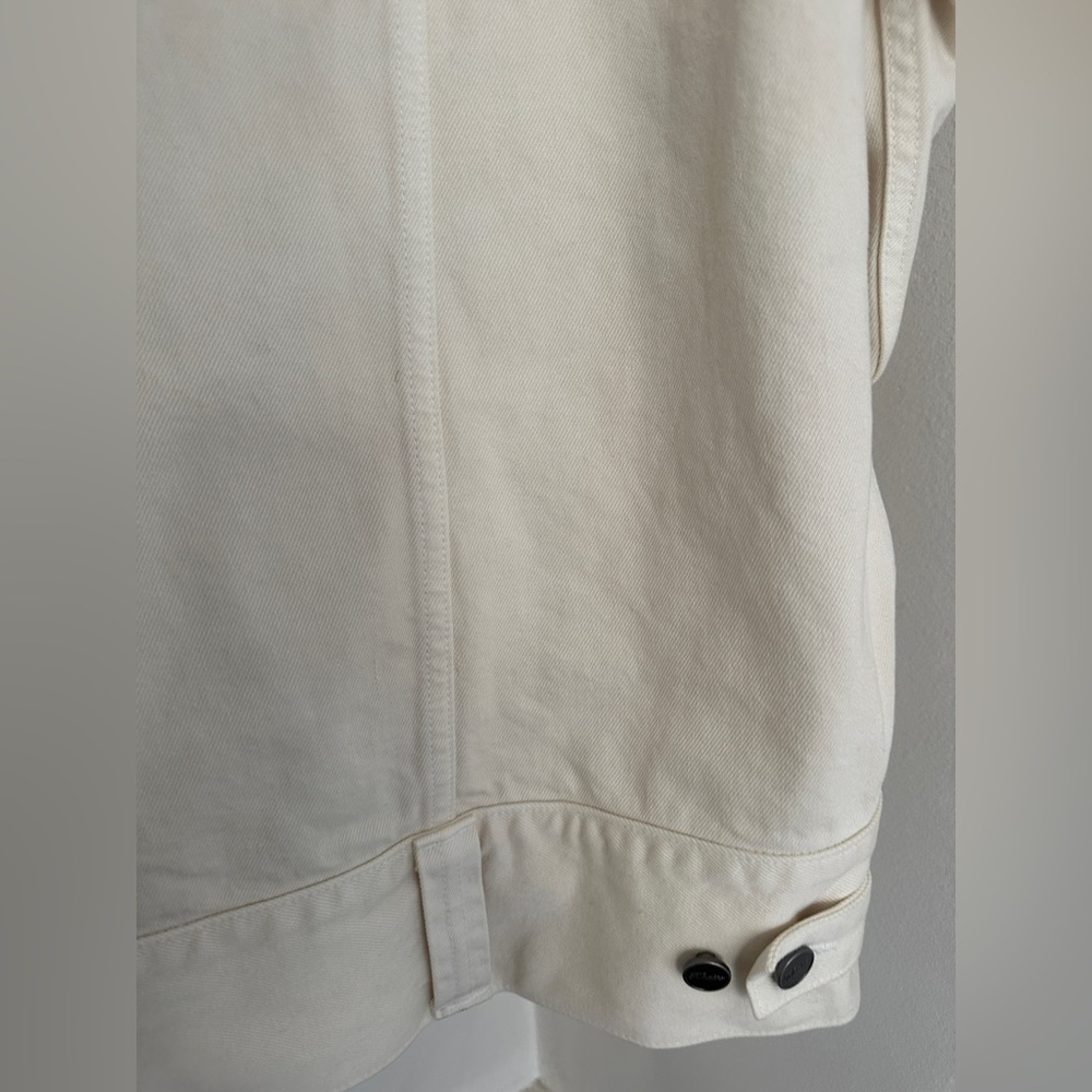 KHAITE Grizzo Cream Jean Jacket - Picture 5 of 9